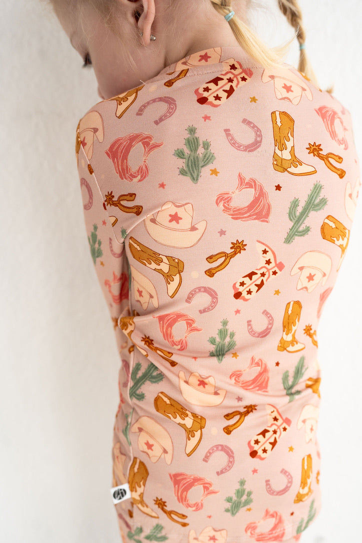 "Saddle Up & Snuggle" Toddler Bamboo PJs