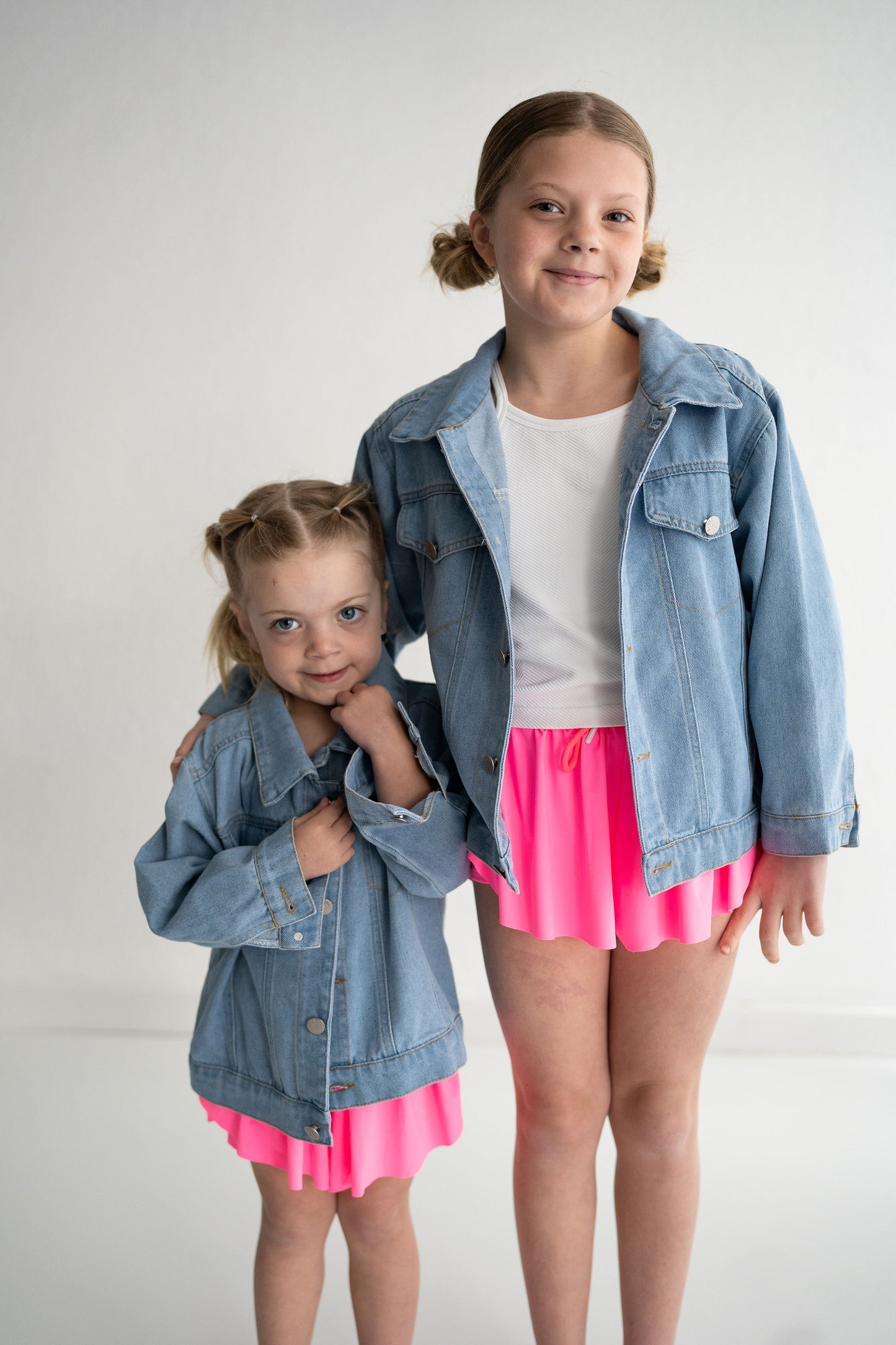 Toddler/Youth Bow Jean Jacket