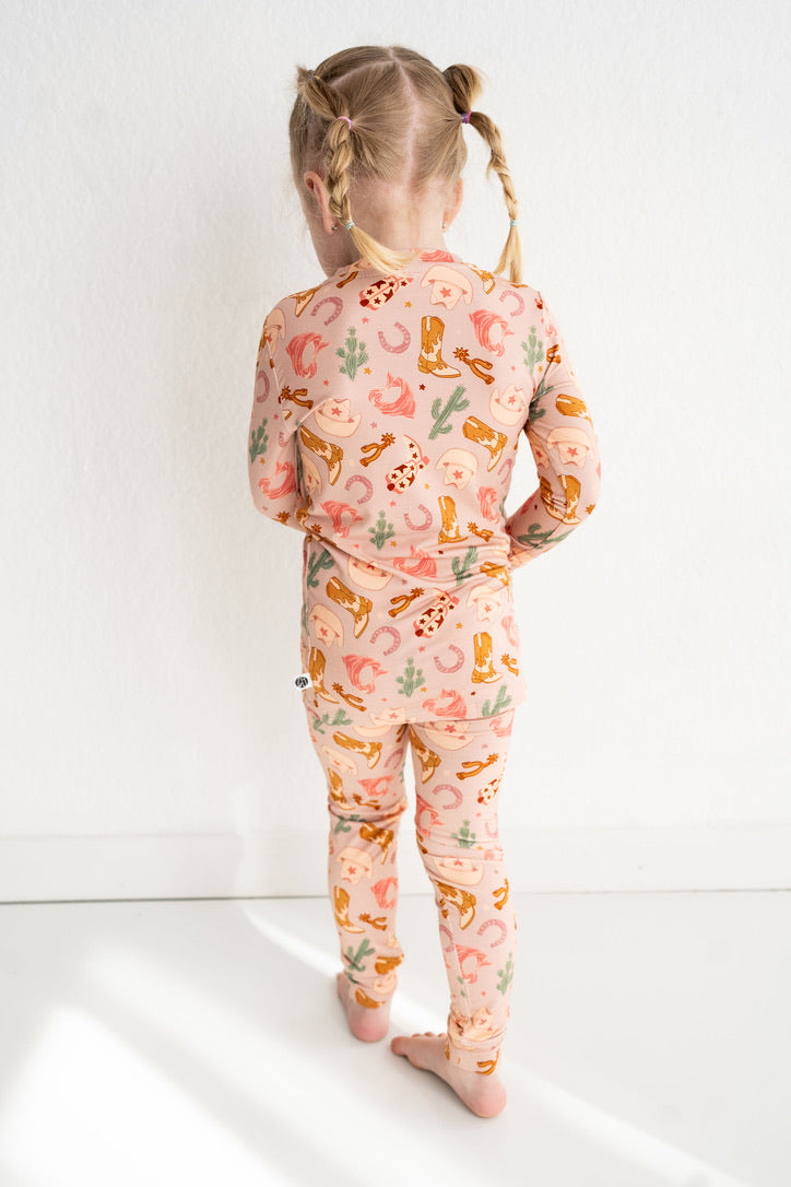 "Saddle Up & Snuggle" Toddler Bamboo PJs