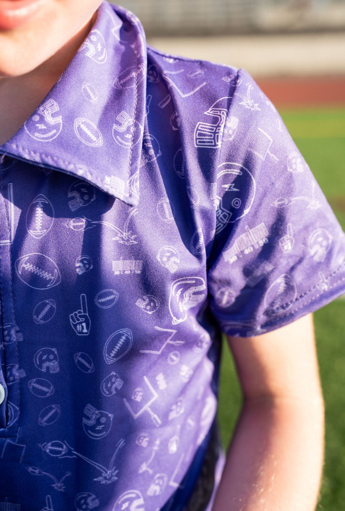 Game Day Polo β Purple Playmaker Edition