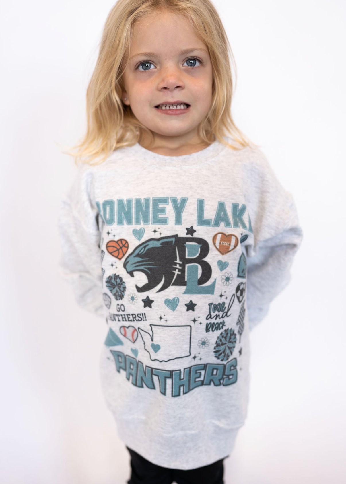 Bonney Lake Graphic Crew Neck-Youth
