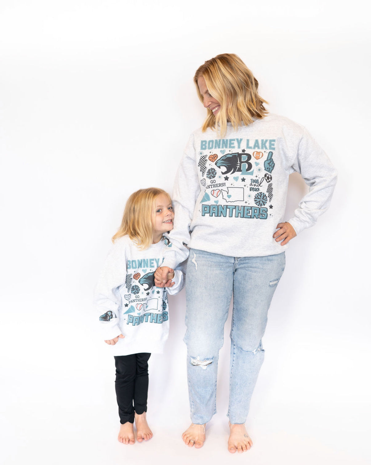 Bonney Lake Graphic Crew Neck-Youth
