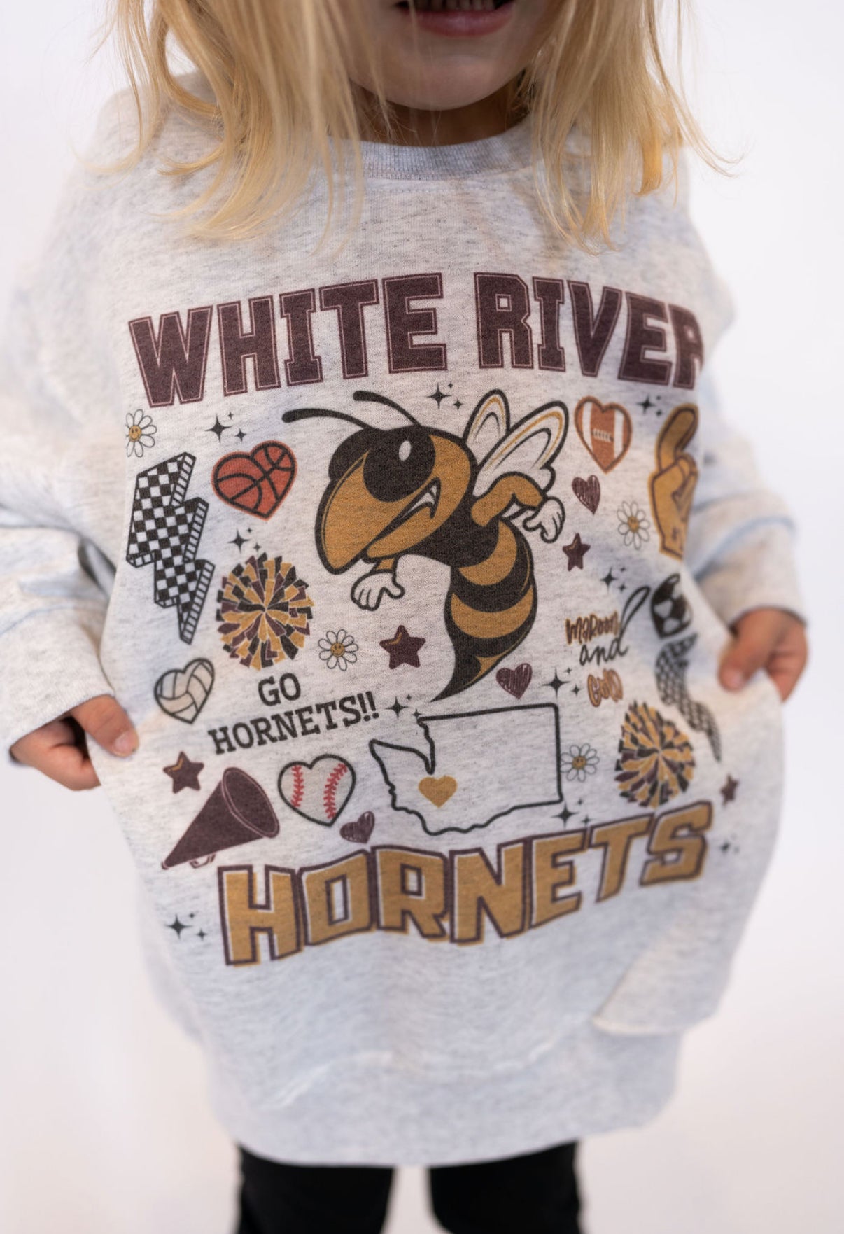 White River Graphic Crew Neck-Youth