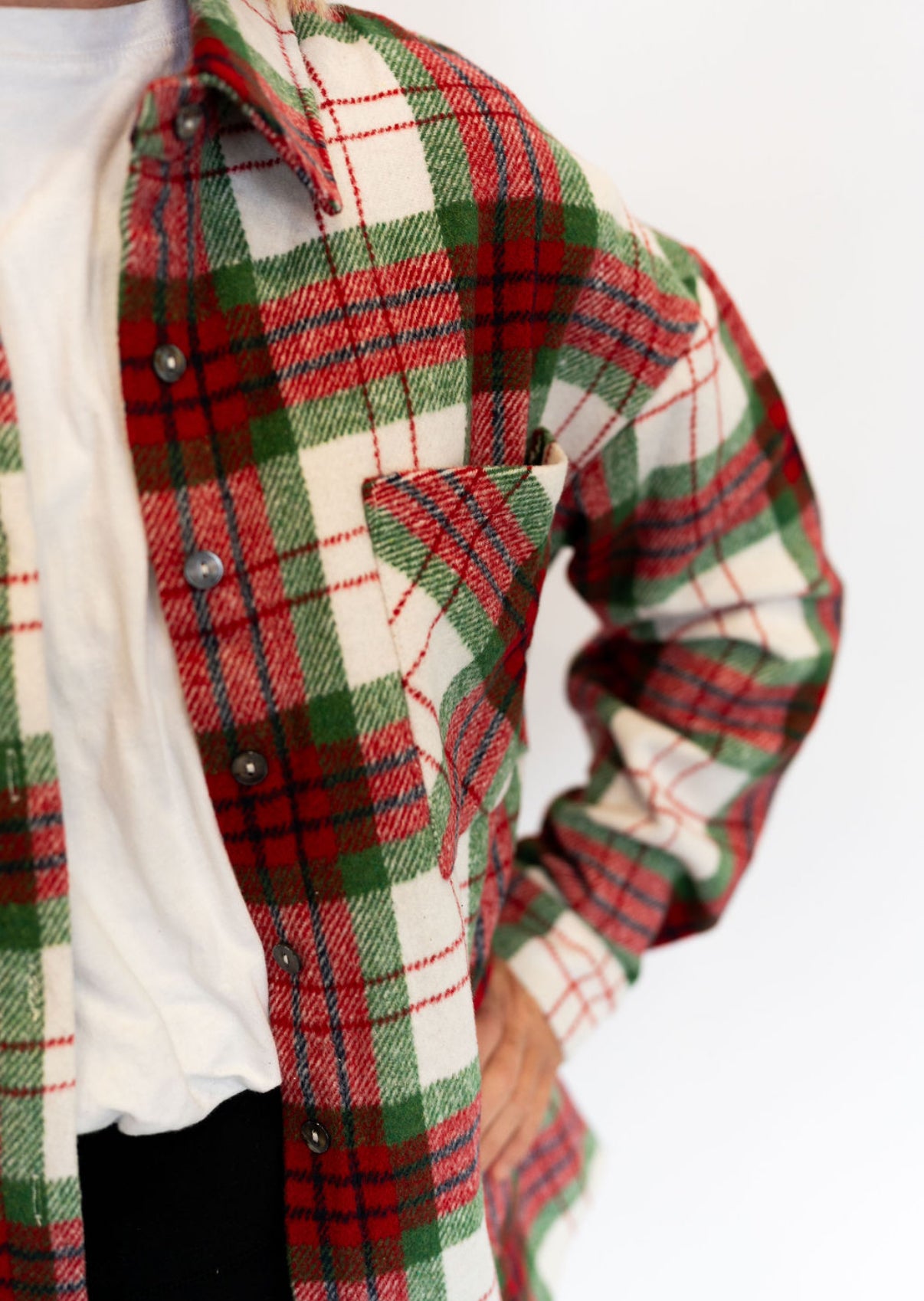 Holly Jolly Plaid Shacket