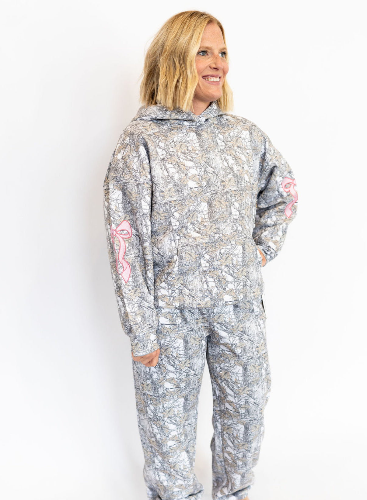 Simply Southern Camo Bow Hoodie