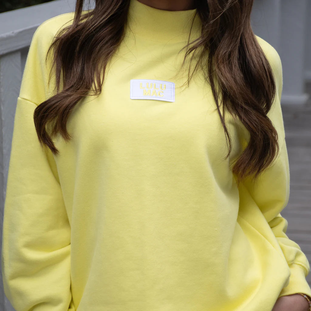 Lulu Mac Lemon Glow Mock Neck