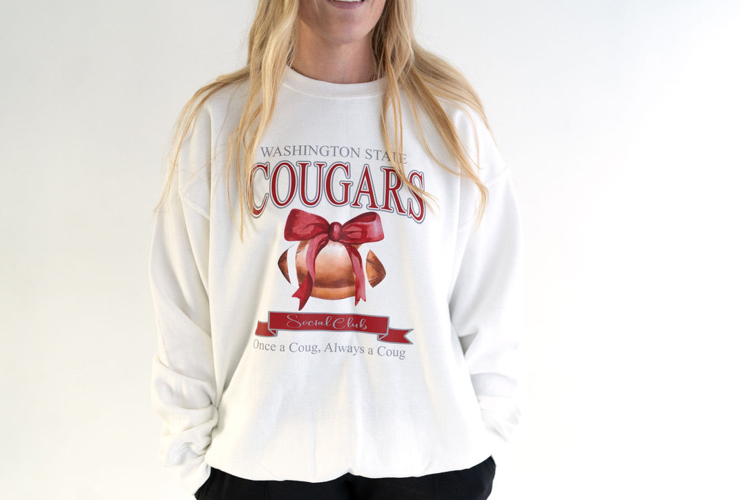 WSU Cougars Social Club Crewneck