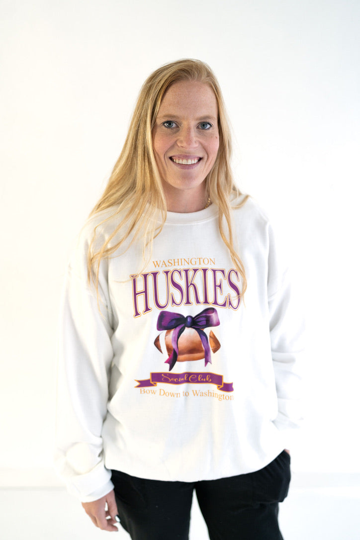 UW Huskies Social Club Crewneck