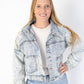 Womens Starry Pearl Denim Jacket