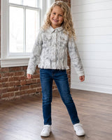 City Scout Winter Camo Fringe Button Denim | Toddler & Youth