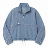 Veveret Seaside Stripe Quarter Zip | Women's
