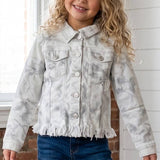 City Scout Winter Camo Fringe Button Denim | Toddler & Youth
