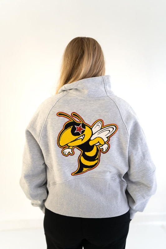 Women's Game Day "Hornet" Scuba Quarter Zip Sweatshirt