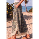 Lace Tulip Washed Camo Relaxed Fit Jean | Women's
