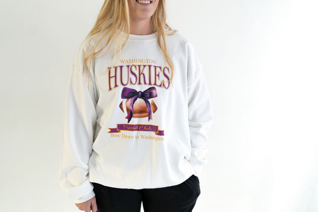 UW Huskies Social Club Crewneck