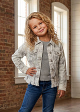 City Scout Winter Camo Fringe Button Denim | Toddler & Youth