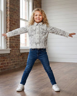 City Scout Winter Camo Fringe Button Denim | Toddler & Youth