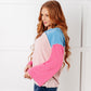 A-Tisket A-Tasket Color Block Pullover