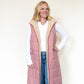 Blakely Reversible Sherpa Long Puffer Vest