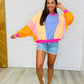 Blockbuster Color Block Pullover in Muted