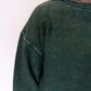 Everyday Corded Crew-Olive Green