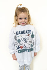 Cougar Spirit Collage Crewneck ( Adult & Youth )