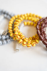 Sports-Themed Beaded 4-in-1 Charging Cables