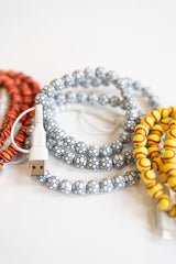 Sports-Themed Beaded 4-in-1 Charging Cables