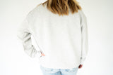 Cougars Navy Polka Dot Mock Neck Sweatshirt | Women's