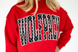 Wolfpack Polka Dot Mock Neck Sweatshirt | Women's