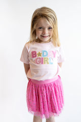Sweet Wink Birthday Girl Rhinestone Patch T-shirt | Toddler & Youth