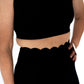 Scalloped Perfection Sports Bra – Black