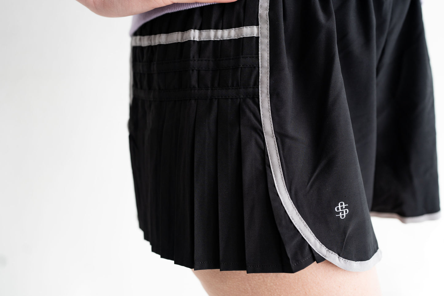 Simply Southern Pretty in Pleats Shorts-Black Beauty