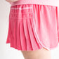 Simply Southern Pretty in Pleats Shorts-Bubble Gum Pink