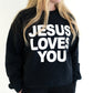 Women's Jesus Loves You Crewneck