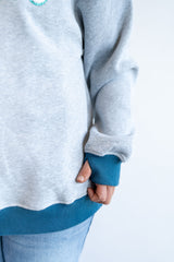 Mariners Grey Mock Neck | Women's