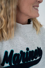 Mariners Varsity Patch Mock Neck | Women’s