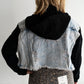 Peyton Cheetah Denimt Mini Skirt-Hidden Jeans