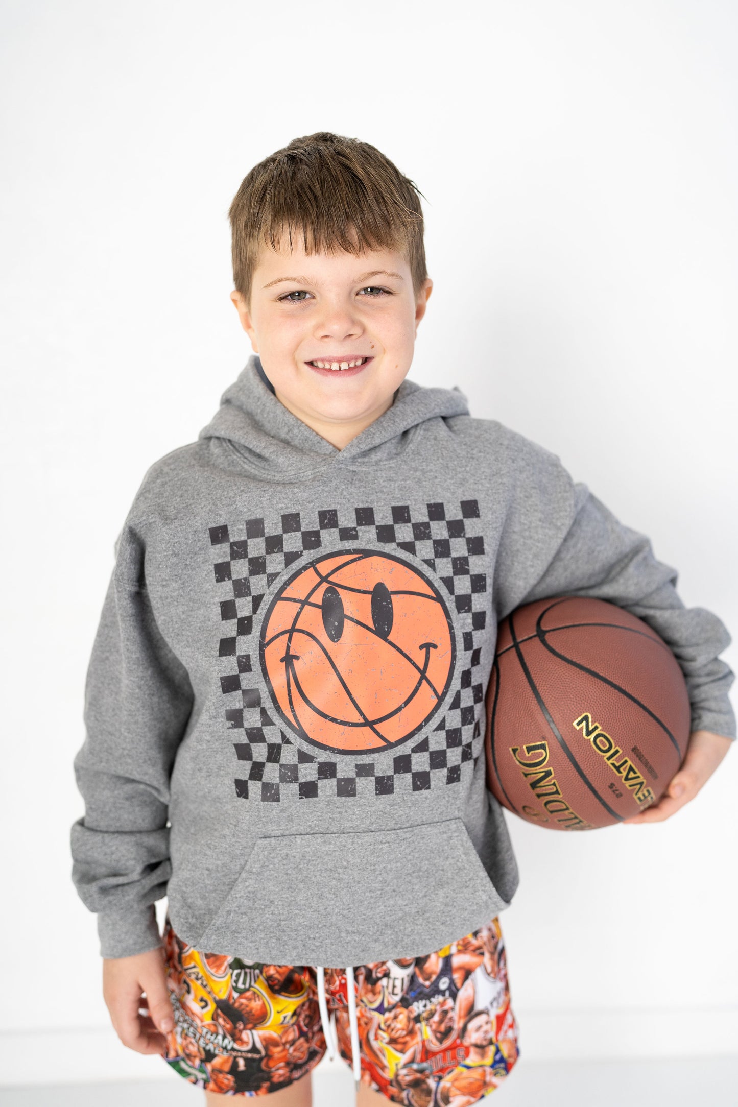 Youth Game On Basketball Hoodie