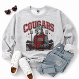 Cougar Rhinestone Rally Crew Neck | Womens