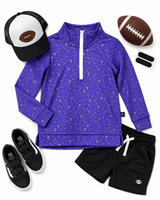 Friday Night Lights Purple Quarter Zip