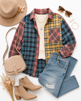 Plaid Patchwork Flannel | Women's