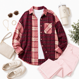 Berry Bliss Patchwork Flannel | Women's