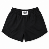 Lulu Mac Black Terry Cloth Shorts | Women's