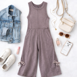 Simply Southern Jumpsuit | Washed Dark Gray | Women's