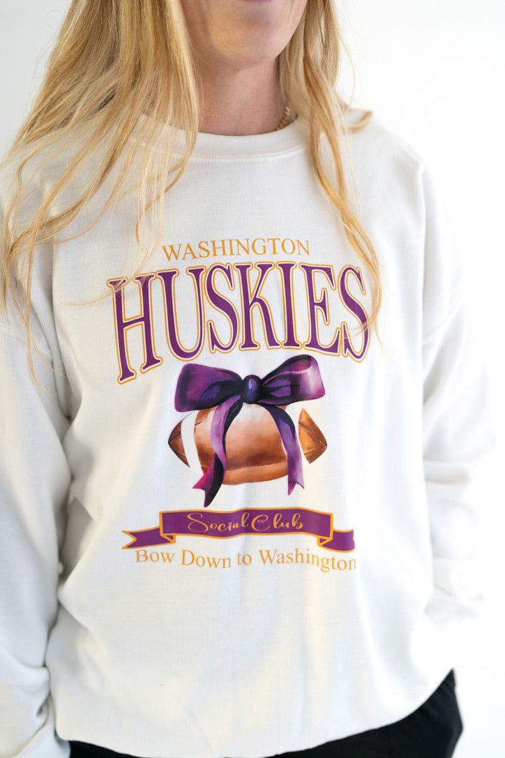 UW Huskies Social Club Crewneck