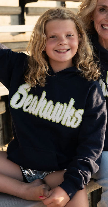 Seahawks Patch Hoodie-Youth