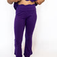 Rich purple hue for a bold, fun look

Scalloped hems &amp; waistband for extra sweetness

Soft, stretchy fabric for all-day comfort and movement

Flared leg design for a trendy touch

Available in toddler &amp; youth sizes 2T–9/10