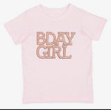 Sweet Wink BDay Girl Patch Short Sleeve T-shirt | Toddler & Youth