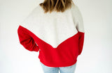 Wolfpack Chenille Varsity Colorblock Sweatshirt | Women's